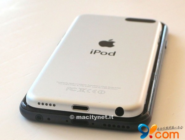 iPhone 6模型对比iPod touch 设计很相似